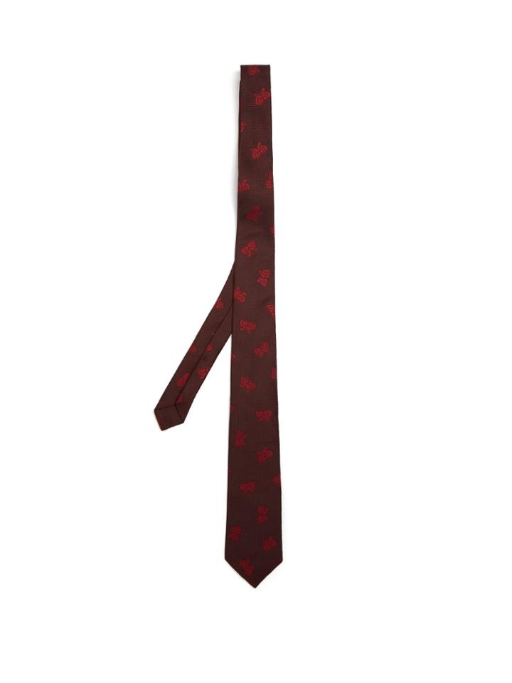 Bottega Veneta Butterfly Jacquard Tie