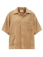 Matchesfashion.com Terry - Boxy Cotton Terry-toweling Shirt - Womens - Tan