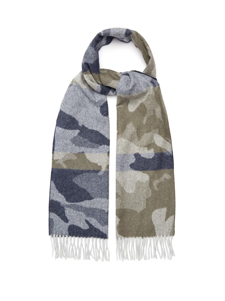 Begg & Co. Vigo Field Wool And Cashmere-blend Scarf
