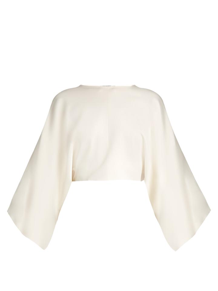 Stella Mccartney Wide-sleeved Cropped Top