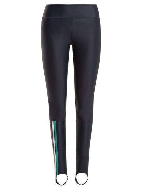 Matchesfashion.com The Upside - Stirrup Hem Performance Leggings - Womens - Indigo