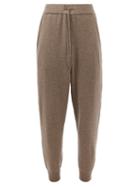 Le17septembre Homme - Drawstring-waist Wool Trousers - Mens - Brown