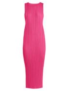 Pleats Please Issey Miyake Pleated Sleeveless Dress