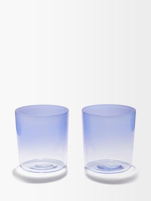 Emporio Sirenuse - Set Of Two Aria Tumblers - Blue