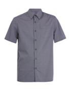 Prada Short-sleeved Geometric-print Cotton Shirt