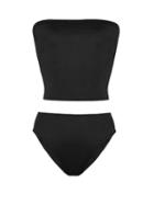 Norma Kamali Bishop Strapless Tankini