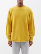 Extreme Cashmere - No.53 Crew Hop Cashmere-blend Sweater - Mens - Yellow