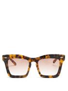 Karen Walker Eyewear Banks Tortoiseshell Acetate Sunglasses