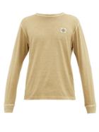 Matchesfashion.com Stone Island - Logo-patch Cotton Long-sleeved T-shirt - Mens - Green
