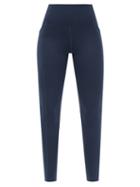 Matchesfashion.com Girlfriend Collective - High-rise Pocketed Leggings - Womens - Navy