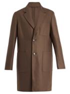 Matchesfashion.com Berluti - Patch Pocket Cashmere Coat - Mens - Dark Brown
