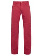 Matchesfashion.com Wales Bonner - Panelled Denim Jeans - Mens - Red