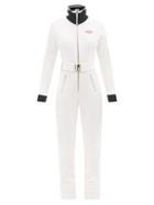 Cordova - Modena Belted Softshell Ski Suit - Womens - White