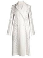 Calvin Klein 205w39nyc Coated-overlay Broderie-anglaise Coat