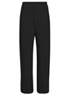 Le Kasha India Wide-leg Cashmere Cropped Trousers