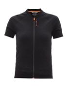 Ladies Activewear Falke - Short-sleeved Tricot Cycling Jersey - Womens - Black