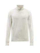 Ermenegildo Zegna - Roll-neck Cashmere Sweater - Mens - White