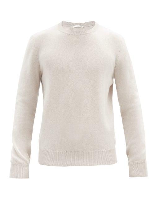 Matchesfashion.com The Row - Benji Crew-neck Cashmere Sweater - Mens - Beige