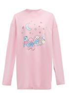 Matchesfashion.com Balenciaga - Love Bear-print Cotton-jersey T-shirt - Womens - Pink