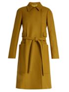 Rochas Oversized-pocket Wool-blend Coat