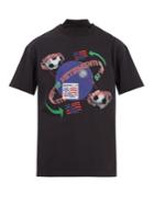 Vetements Football-print Reconstructed T-shirt