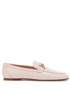 Matchesfashion.com Tod's - Double T Leather Loafers - Womens - Light Pink