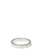 Matchesfashion.com Maison Margiela - Number-engraved Sterling Silver Ring - Mens - Silver