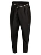 Haider Ackermann Laurel Tapered-leg Cropped Mohair Trousers