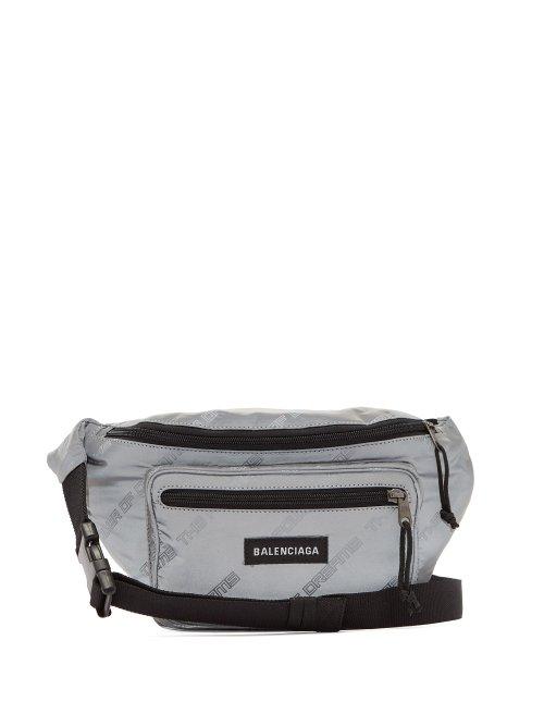 Matchesfashion.com Balenciaga - Power Of Dreams Print Belt Bag - Mens - Grey