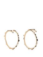 Valentino Crystal Hoop Earrings