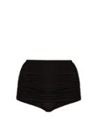 Matchesfashion.com Norma Kamali - Bill High Rise Bikini Briefs - Womens - Black