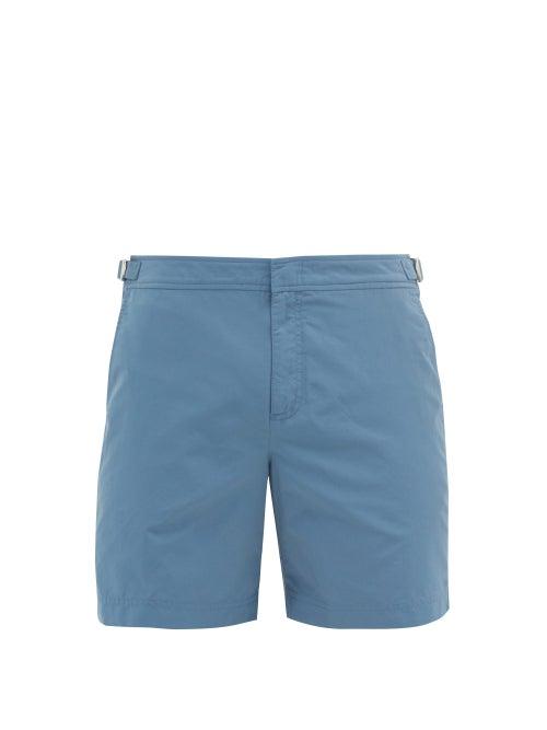 Matchesfashion.com Orlebar Brown - Bulldog Mid-length Swim Shorts - Mens - Blue