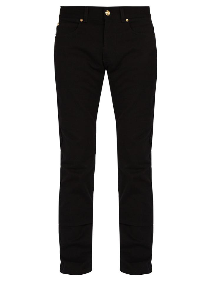 Versace Printed Pocket Slim-leg Jeans