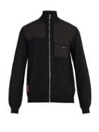 Matchesfashion.com Prada - Zipped Wool Jacket - Mens - Black
