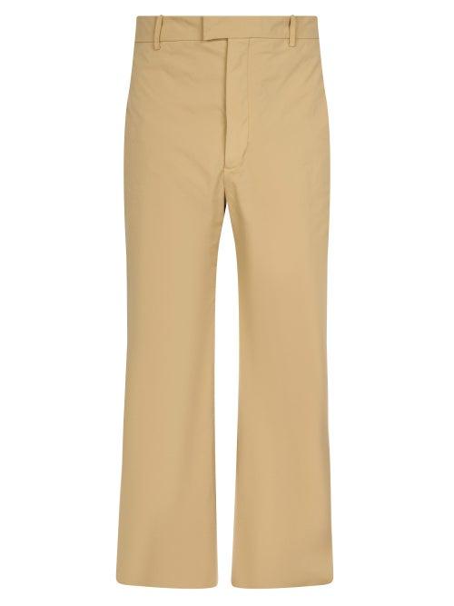 Bottega Veneta - Full-break Twill Chinos - Mens - Beige