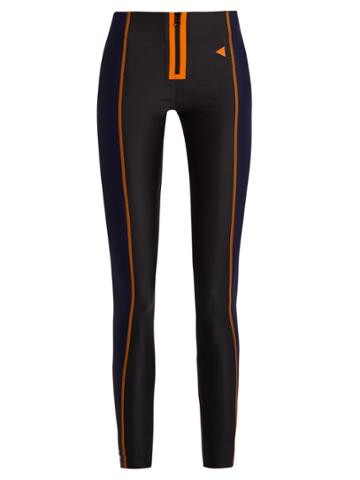 Laain Juliette Zip-front Performance Leggings