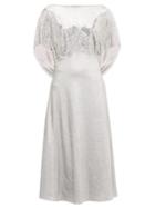 Matchesfashion.com Paco Rabanne - Bow-back Chainmail Midi Dress - Womens - Silver