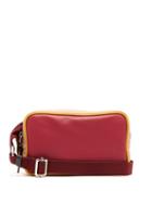 Matchesfashion.com Marni - Square Leather Belt Bag - Womens - Red Multi