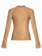 Matchesfashion.com Ellery - Yours Sincerely High Neck Sweater - Womens - Camel