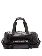 Matchesfashion.com Saint Laurent - Logo Print Technical Holdall - Mens - Black