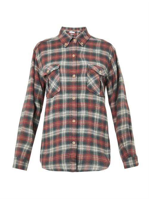 Isabel Marant Étoile Vadisse Checked Flannel Shirt