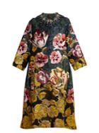 Biyan Floral-brocade Embellished Coat