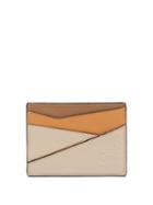 Matchesfashion.com Loewe - Puzzle Leather Cardholder - Womens - Beige Multi