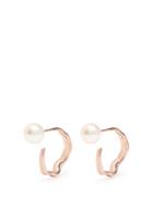 Lucy Folk Relic Mini Pearl And Gold-plated Earrings