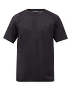 Acne Studios - Nash Face Cotton-jersey T-shirt - Mens - Black