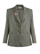 Natasha Zinko Oversized Wool-blend Tweed Jacket