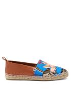 Loewe X Paula's Ibiza Floral-print Canvas Espadrilles