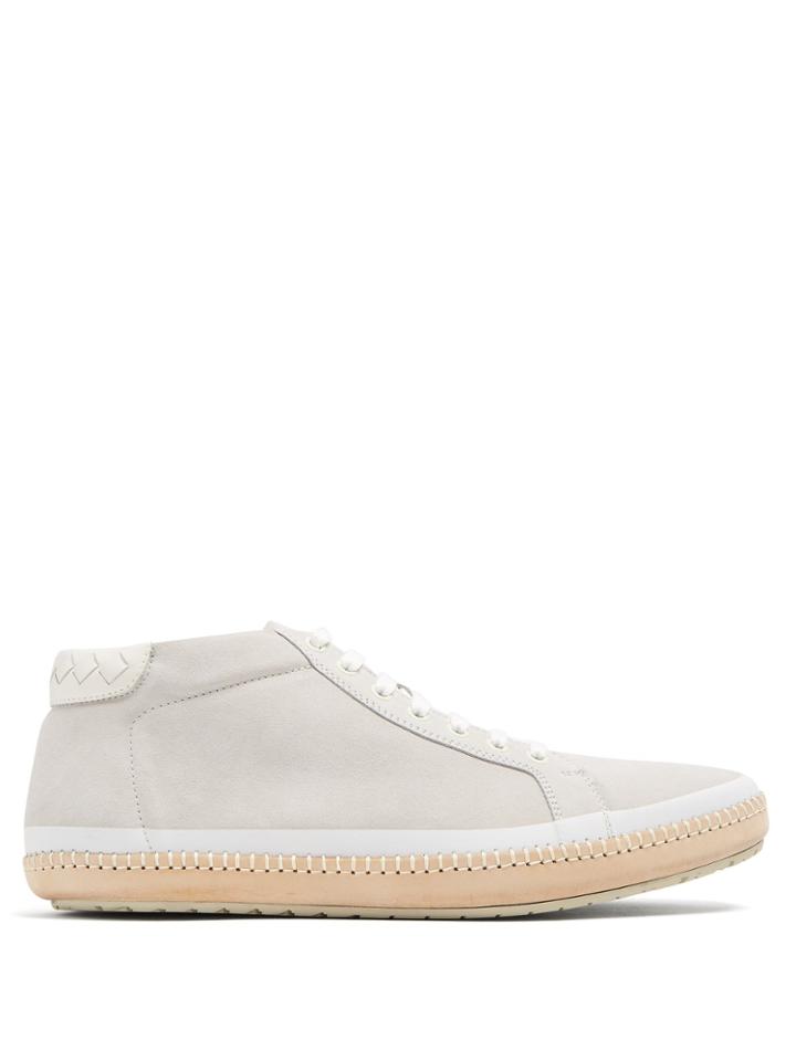 Bottega Veneta Mist Suede Trainers