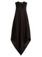 Matchesfashion.com Raey - Asymmetric Hem Maxi Dress - Womens - Black