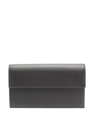 Matchesfashion.com Tsatsas - Haze Leather Clutch - Womens - Black